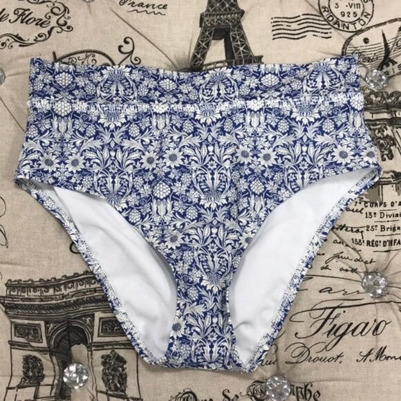 Athena Morti Floral High Waist Bikini Bottoms - Picture 3 of 7